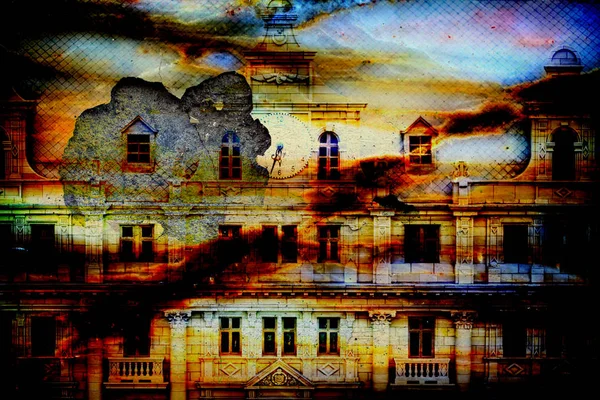 Tarihi bina arka plan