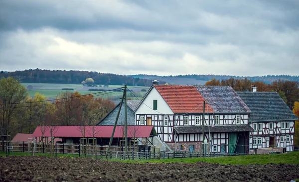 Alte alte deutsche Häuser — Stockfoto