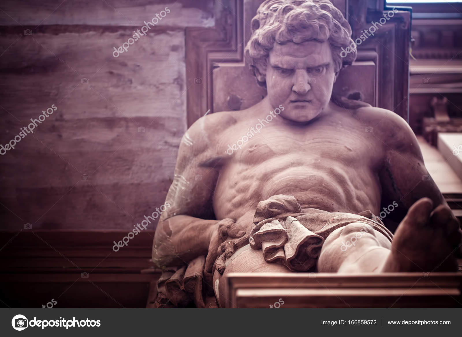 Muscular Greek God Statues