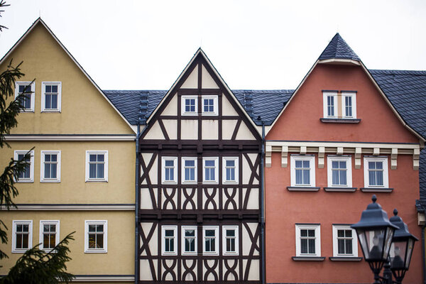 Old Vintage German Houses Architecture