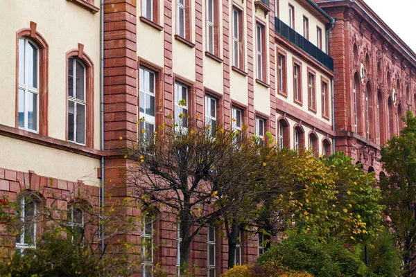 Eski Vintage Alman evleri mimarisi