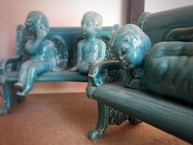 Kutsal dini Hıristiyanlık sembolü melekler