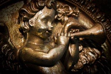 Kutsal dini Hıristiyanlık sembolü melekler