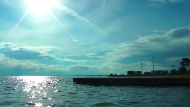 Férias à beira-mar e o conceito de natureza — Vídeo de Stock