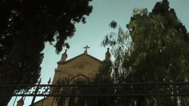 Будівля релігія християнство церква — стокове відео