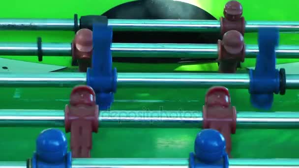 Football Table Entertainment Children Toy — Stock Video