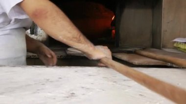 Baker ve ahşap yangın fırın