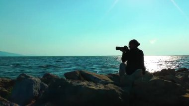 fotoğrafçı ve deniz