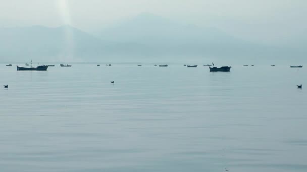 小船和大海 — 图库视频影像
