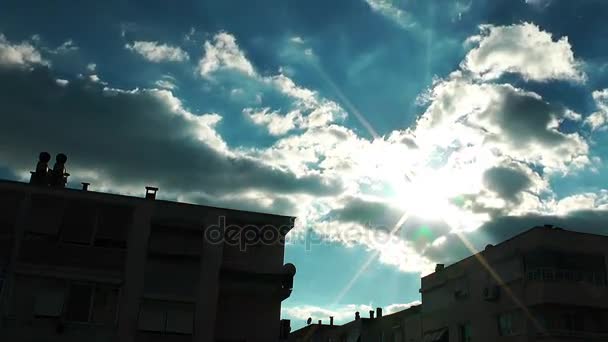 구름과 Timelapse — 비디오