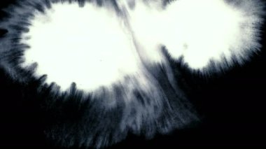 Soyut mürekkep damla sıçrama Difüzyon patlayabilir