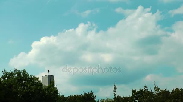 Церква Хмари — стокове відео