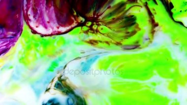 Soyut renkli boya mürekkep sıvı Difüzyon Psychedelic patlama patlayabilir