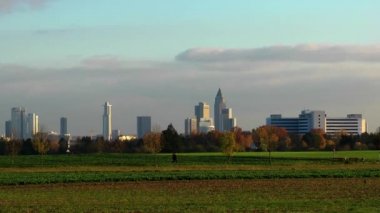 Cityscape Frankfurt Almanya