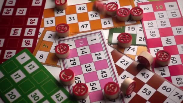 Gioco Tombola Bingo Lotto — Video Stock