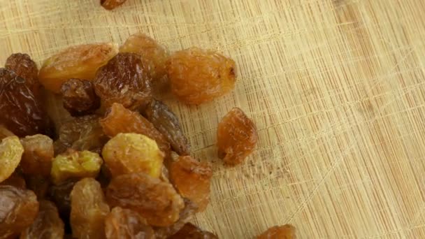 Macro Raisins Ver Detalhes — Vídeo de Stock