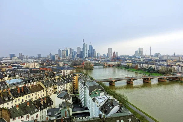 Almanya Frankfurt Cityscape — Stok fotoğraf