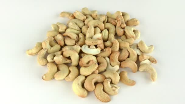Cashew Nuts Macro View — Stock Video