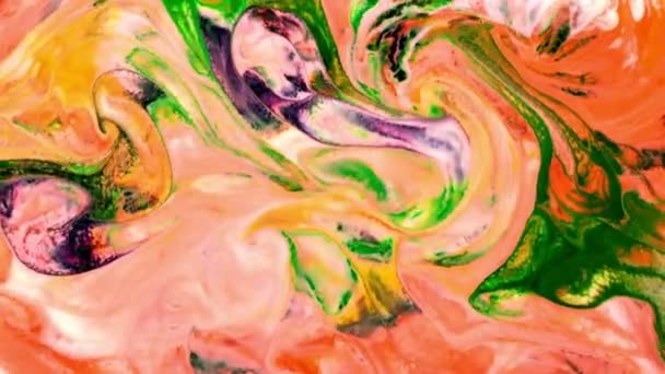 Abstract Art Ink Paint Blast Explode Turbulence — Stock Video