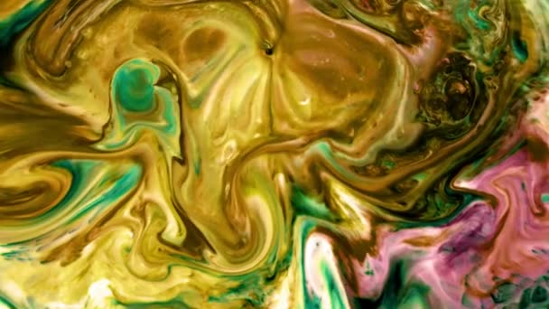 Abstracte Kunst Inkt Verf Blast Ontploffen Turbulentie — Stockvideo