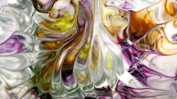 Explosión Pintura Tinta Arte Abstracto Explotar Turbulencia — Vídeo de stock
