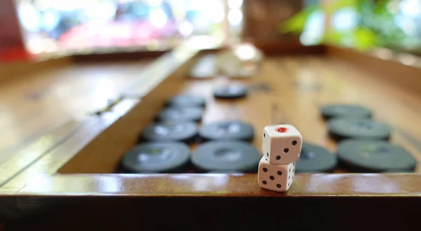 Ostanatolien Strategiespiel Backgammon Und Würfel — Stockfoto