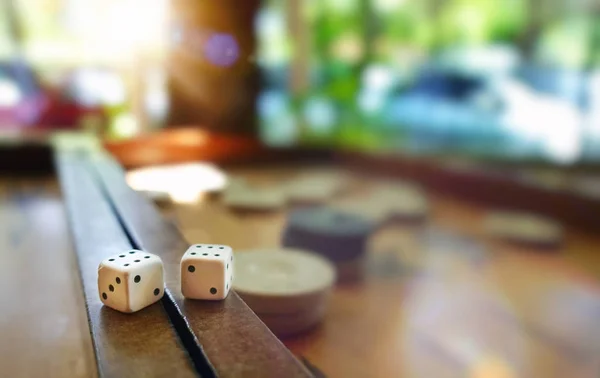 Ostanatolien Strategiespiel Backgammon Und Würfel — Stockfoto