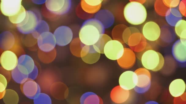 Colorato Sfondo Luminoso Bokeh Luce — Video Stock