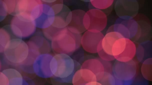 Colorato Sfondo Luminoso Bokeh Luce — Video Stock