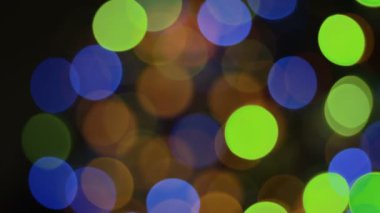 Renkli Parlayan Bokeh Işık Arkaplanı