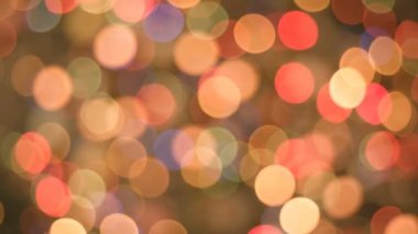 Renkli Parlayan Bokeh Işık Arkaplanı