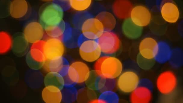 Fundo Brilhante Colorido Luz Bokeh — Vídeo de Stock