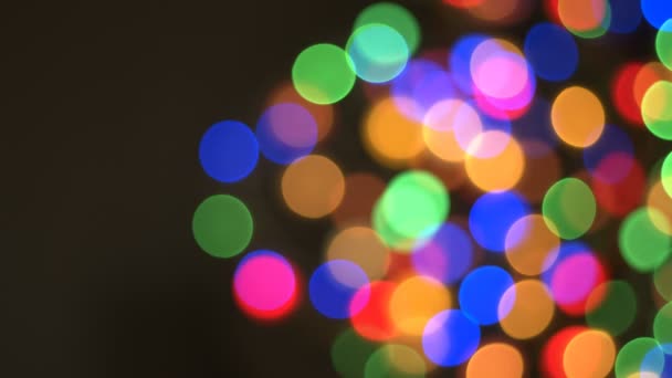 Fundo Brilhante Colorido Luz Bokeh — Vídeo de Stock