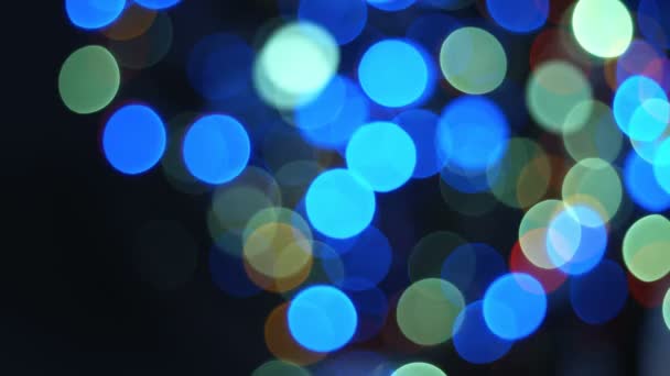 Fond Lumineux Bokeh Lumineux Coloré — Video