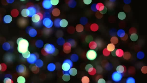 Fundo Brilhante Colorido Luz Bokeh — Vídeo de Stock