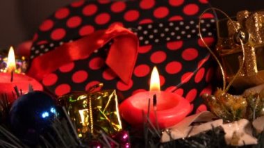  Mum Işıkları Üzerine Noel Dekorasyonu 