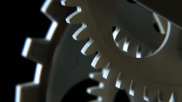 Abstrat Industrial Clock Gears — Videoclip de stoc