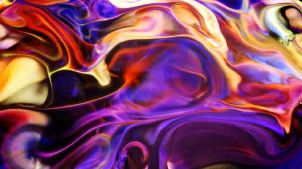 Résumé Le mouvement de peinture à l'encre explose et se propage sur un élément liquide laiteux 