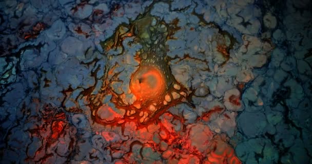 Abstract Ink Paint Movement Explode Sspread Milky Liquid Element — стоковое видео
