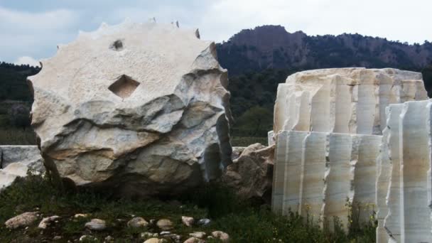 Tempio Artemide Sardes Lydia Antica Città Storica Salihli Manisa Turchia — Video Stock