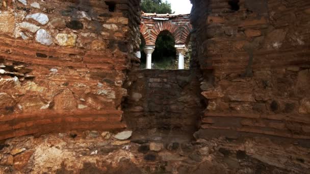 Tempel Der Artemis Sardes Lydia Antike Historische Stadt Salihli Manisa — Stockvideo