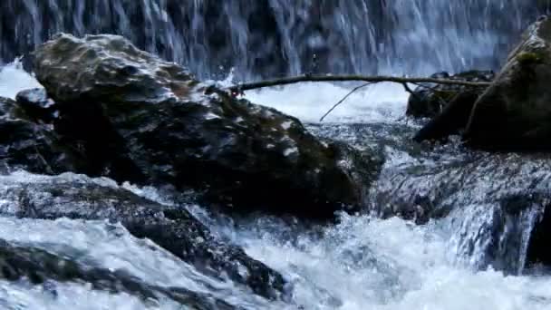 Естественный Водопад Река — стоковое видео