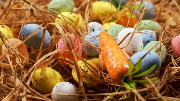 Célébration Traditionnelle Colorée Oeufs Pâques — Video