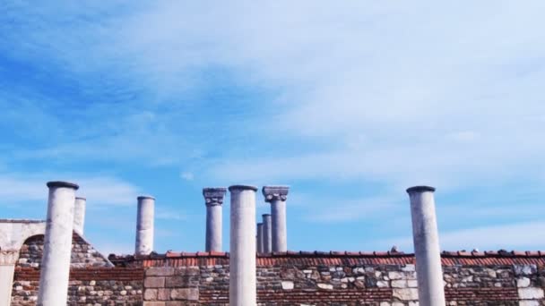 Oude Griekse Lydian City Sardes Turkije — Stockvideo