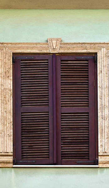 Sammanfattning Ancient Building Houses Windows Detaljer Foto — Stockfoto