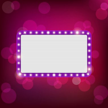 St. valentine'nın dışarıda retro tarzında parlayan vektör neon