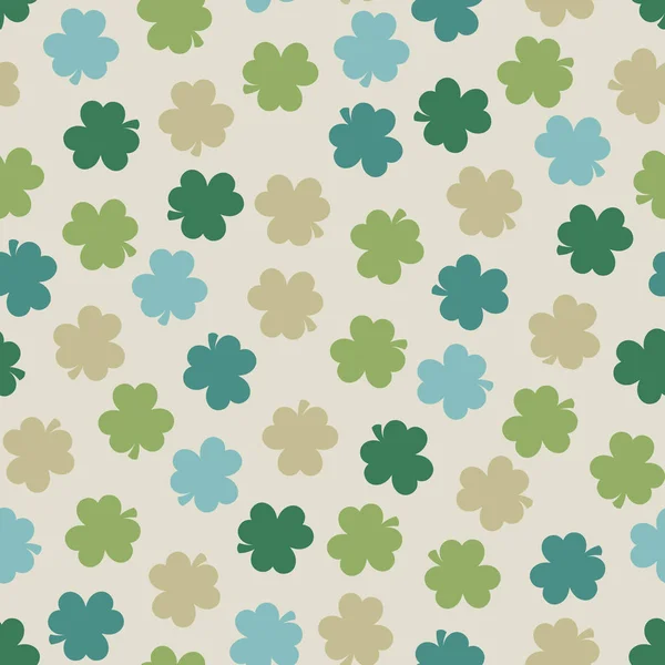 Fond sans couture Saint Patrick dans un style rétro — Image vectorielle