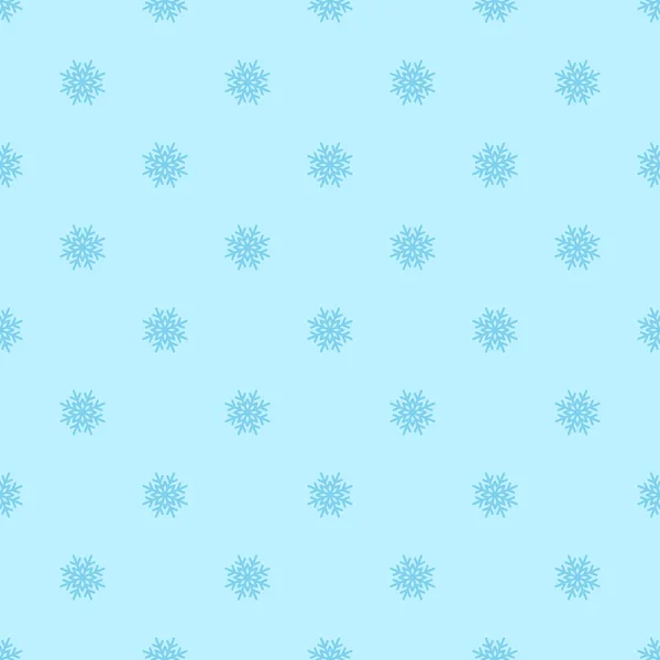 Vector seamless background with snowflakes — Stock Vector