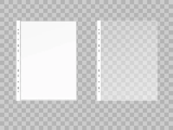 Illustration Vectorielle Fichier Feuille Papier Vide — Image vectorielle