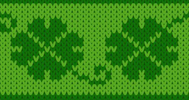 Yonca desenli pürüzsüz arkaplan ören vektör